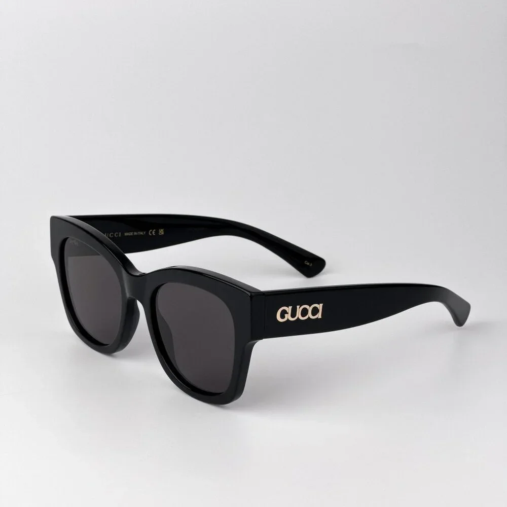 Gucci GG1789S Sunglasses – Black Square Frame Grey Lenses | Model GG1789S 001